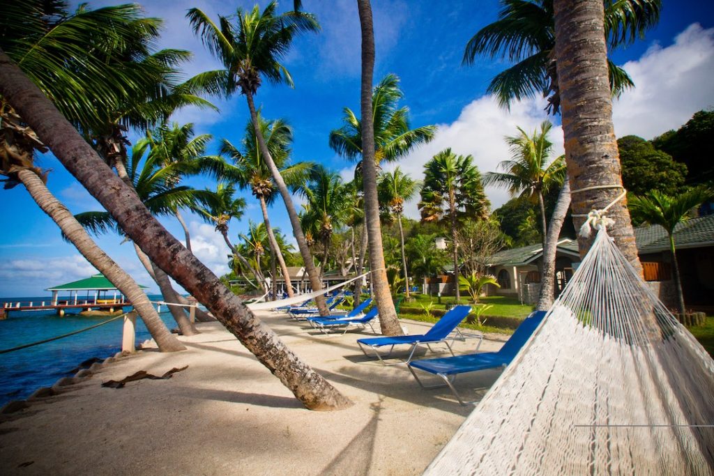 Coco de Mer Black Parrot Suites Beach Hammock