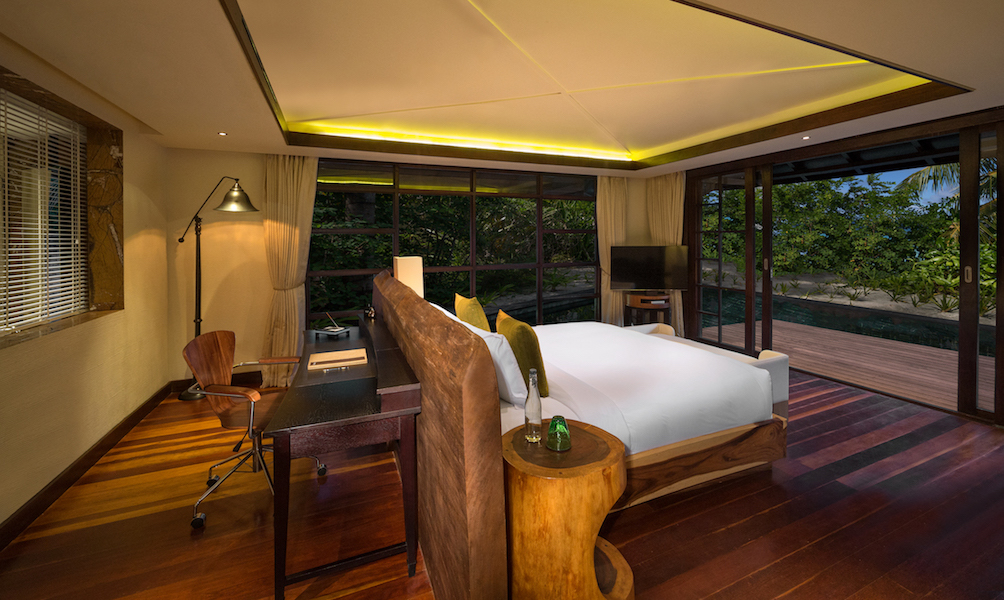 Jumeirah Vittaveli Beach Suite Master Bedroom