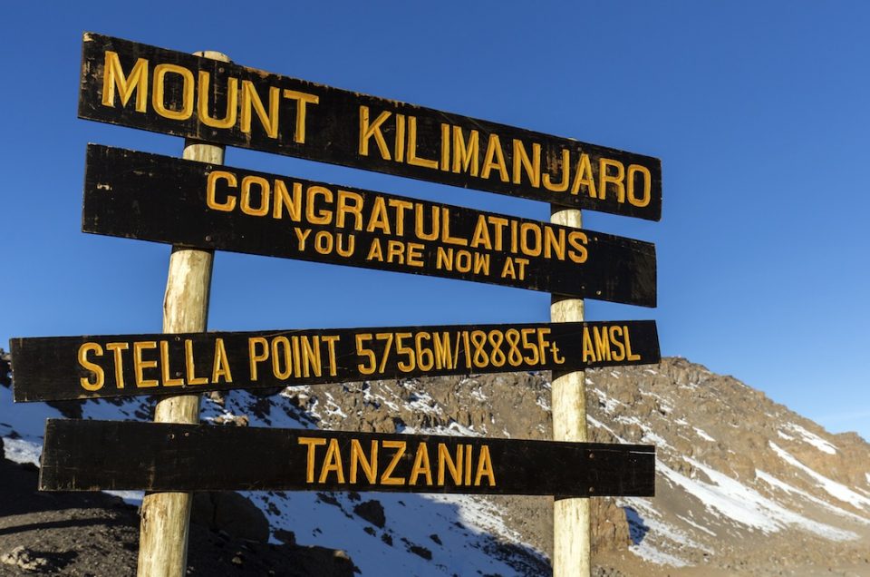 Climbing to the roof of Africa