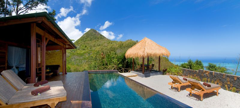 An exclusive property set inland this is an eco-friendly lodge situated in the mountains of Chamarel surrounded...