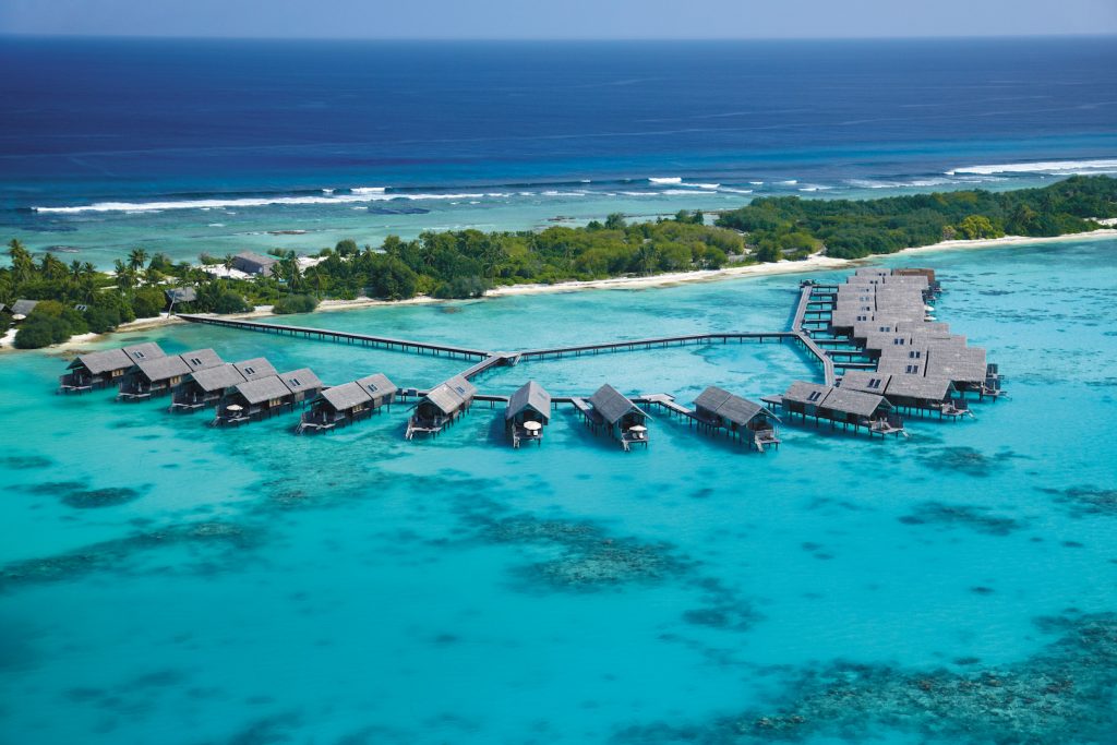 Shangri-la Villingili Bird view