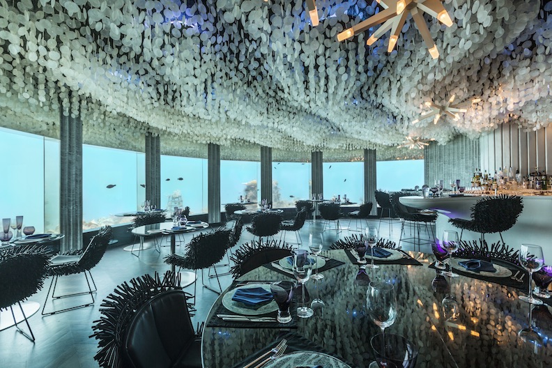 SubSix Niyama Island Underwater Dining