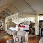 Amanzi Bush Camp Lodge Bed Tent