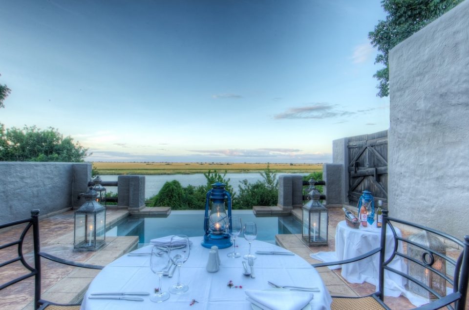 Chobe Game Lodge Private Patio
