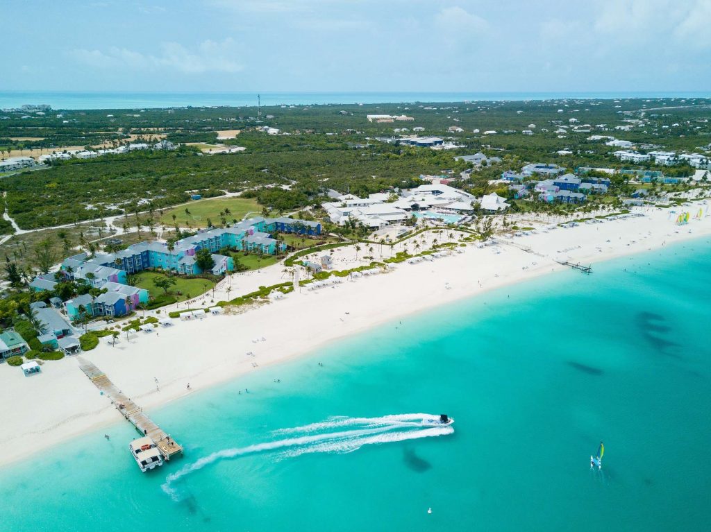 Club Med Turkoise Beach Aerial