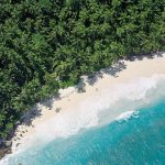 Fregate Private Island Beach Aerial