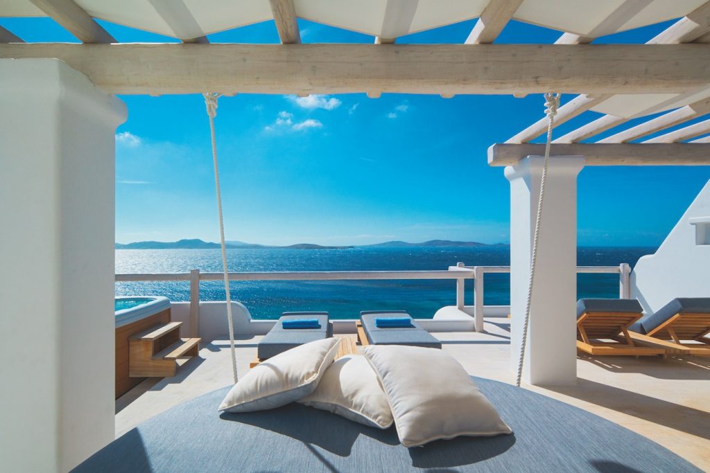 Mykonos Grand Executive Suite Terrace