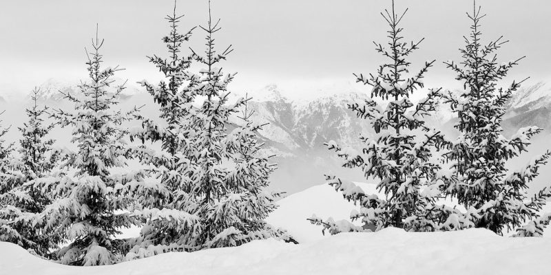 Snowy Courchevel