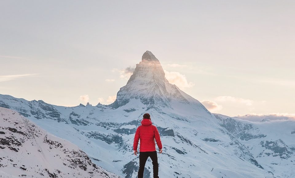 The iconic Matterhorn in Zermatt