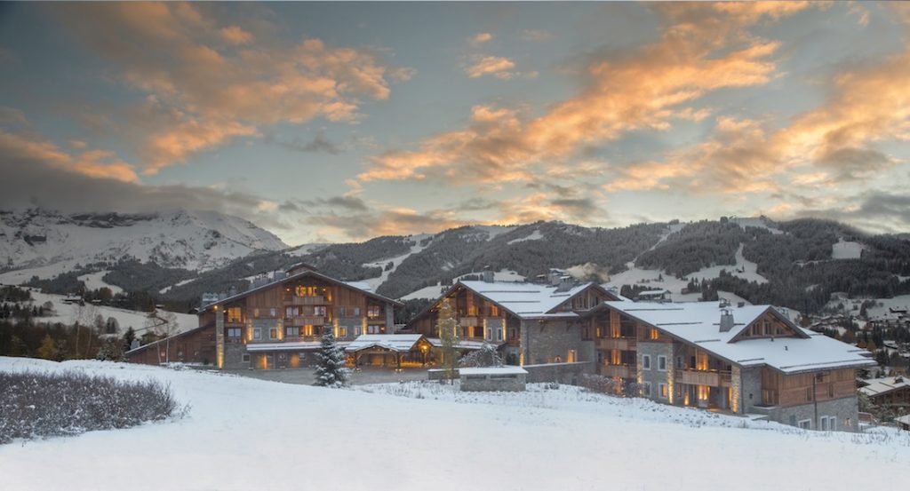 Four Seasons Megeve Sunset