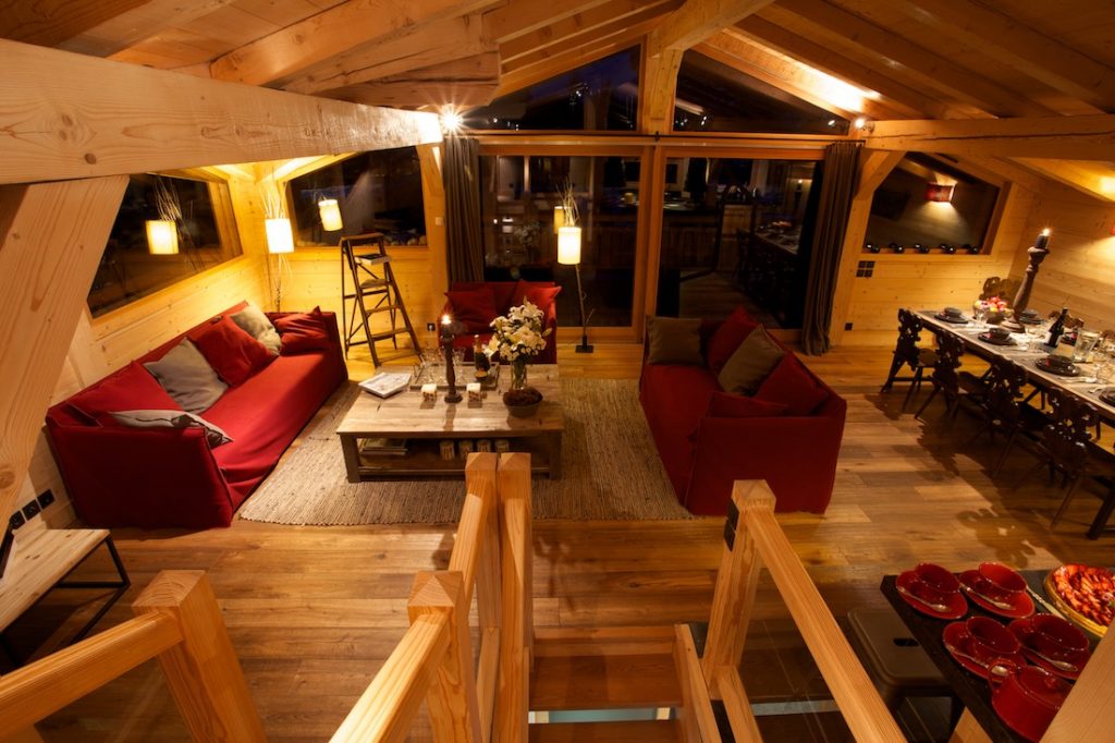 Chamonix Ardoise Lounge Aerial
