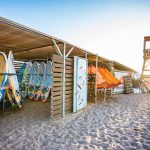 Messini Beachclub Windsurf Racks
