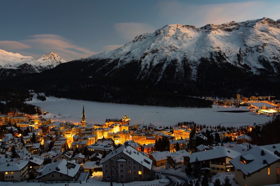St. Moritz Town Lights