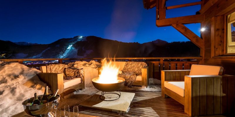 Chalet M Morzine Fire Pit