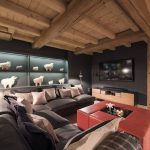 Chalet du Cret TV room