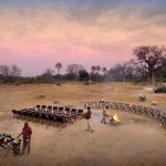 &Beyond Sandibe Okavango Safari Lodge Bush Dinner