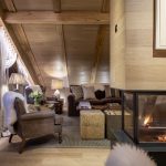 Chalet La Loze Fireplace