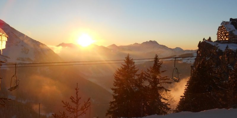 Avoriaz Sunset