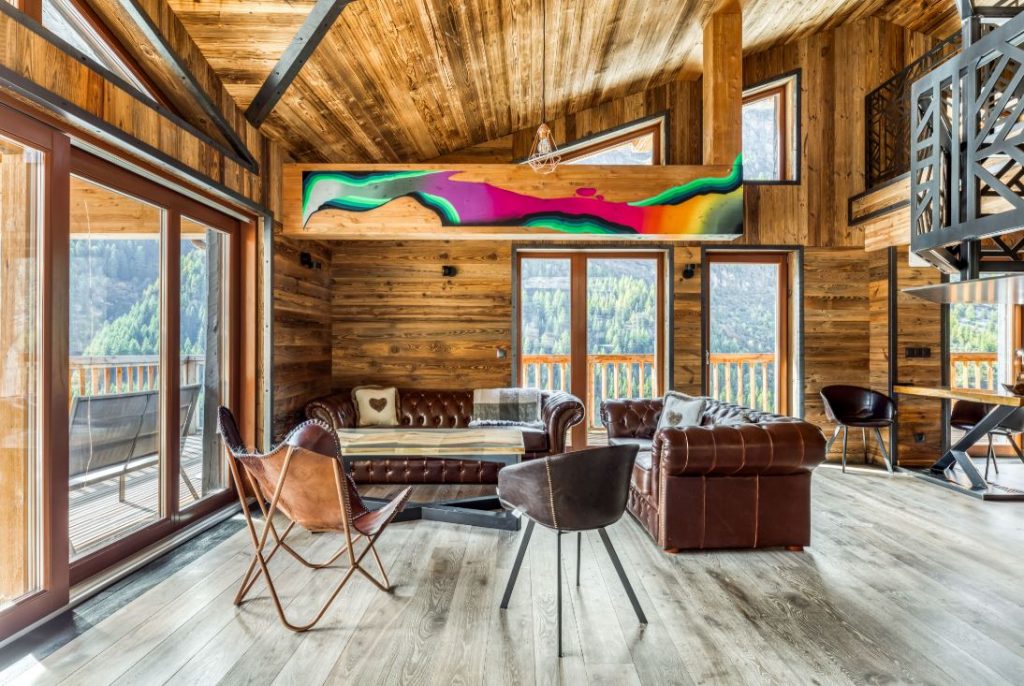 Chalet Raven Open Livign