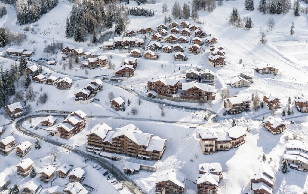 In the Tarentaise Valley in the French Alps, the Paradiski ski area is one of the largest and most impressive ski areas...